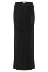 Erika Diamante Maxi Skirt - Black